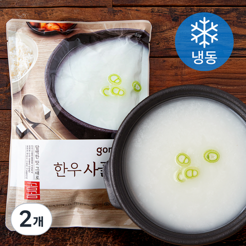 곰곰 한우 사골곰탕 (냉동), 570g, 2개