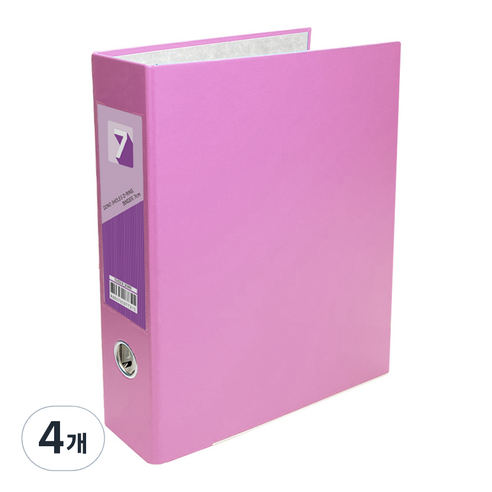 투코비 도노 D링 바인더 3공 A4 7cm, 보라, 4개