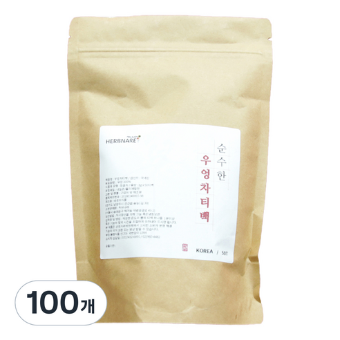 허브나래 우엉차 삼각티백, 1g, 100개