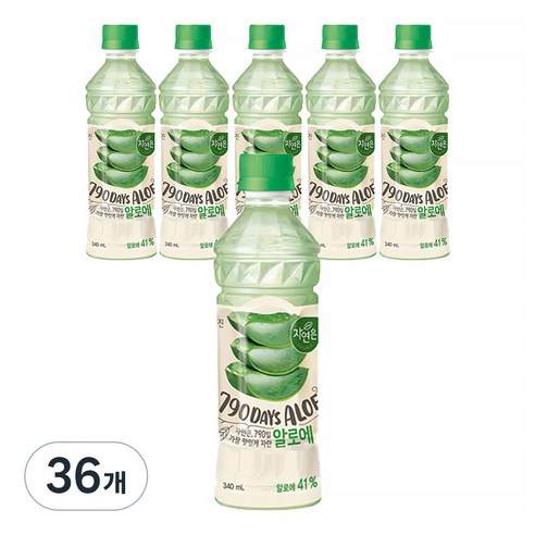 자연은 알로에 주스, 340ml, 36개