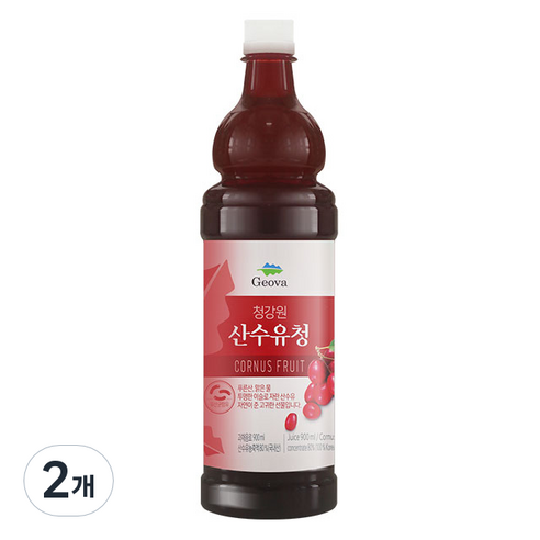 조은약초 산수유청 엑기스, 900ml, 2개