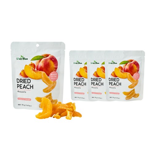 탄탄 건복숭아, 70g, 4개