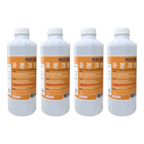허브크린 유분크린, 1L, 4개