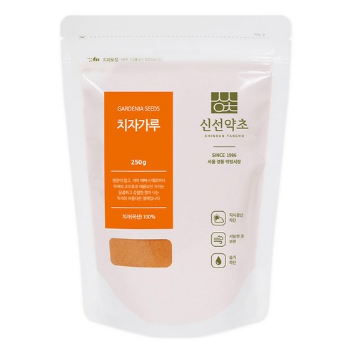 신선약초 치자가루, 1개, 250g