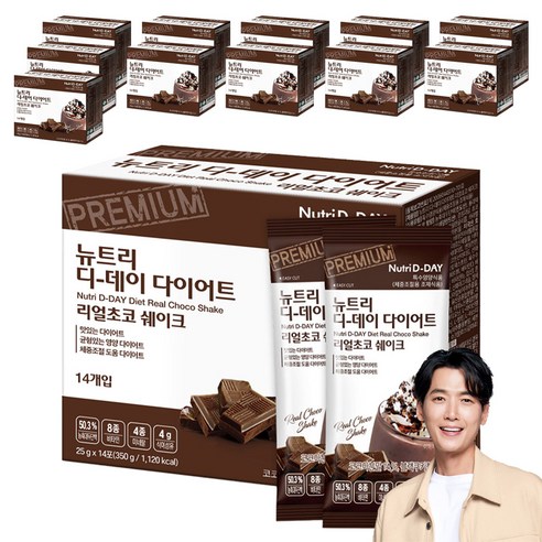 뉴트리디데이 다이어트 리얼 초코 쉐이크, 350g, 12개