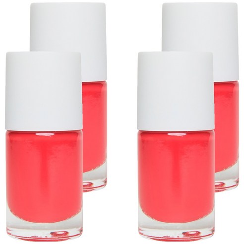 엔비베베 페이스페인팅 아쿠아 스킨타투 10ml, 레드, 4개