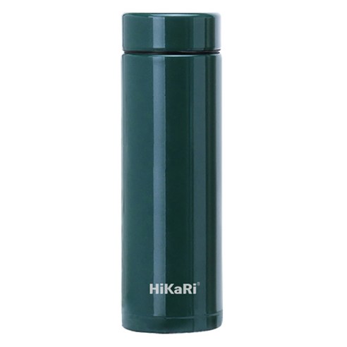 HiKaRi 슬림 미니 보온보냉 스텐 텀블러, 그린, 300ml, 1개