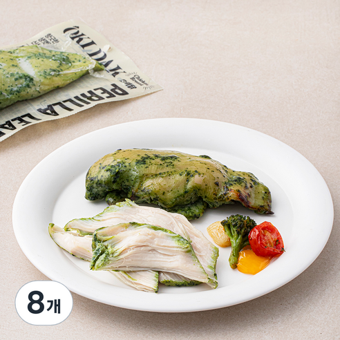 오프라이스 깻잎 닭가슴살, 100g, 1개입, 8개