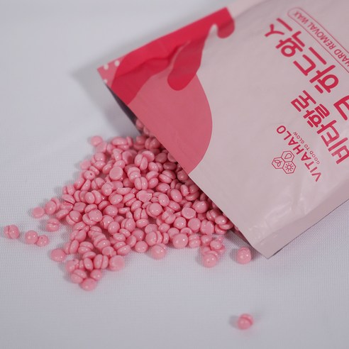 비타할로 핑크 하드왁스로 집에서 간편하게, 완벽한 제모를 경험하세요!