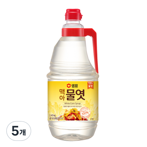 샘표 물엿, 2.45kg, 5개