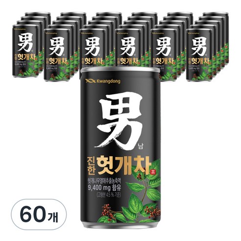 광동 진한 헛개차, 180ml, 60개