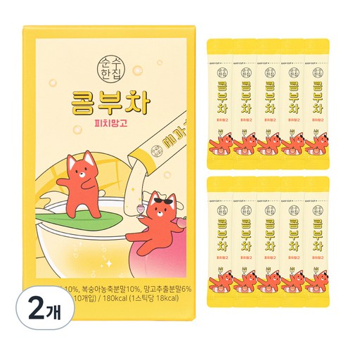 순수한집 콤부차 피치망고, 5g, 10개입, 2개