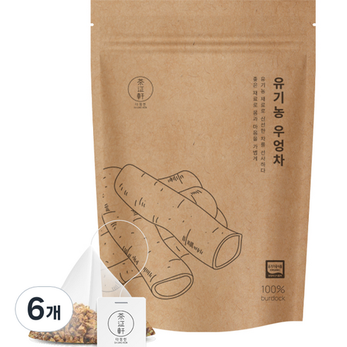 다정헌 우엉차, 1.5g, 20개입, 6개