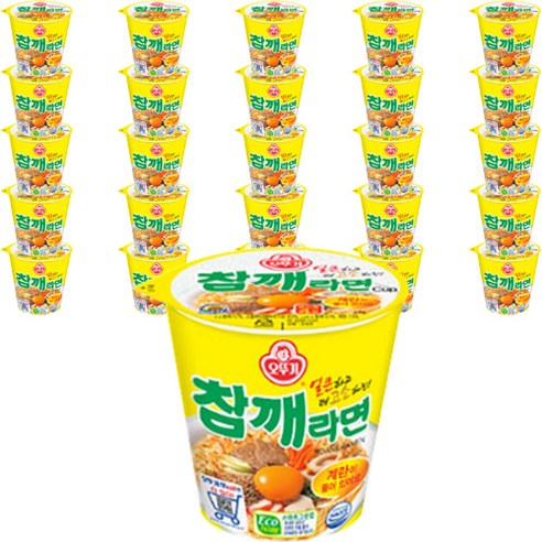 오뚜기 참깨라면 컵 65g, 30개 새우탕컵라면 Best Top5