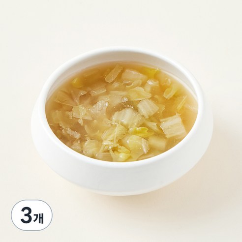 킨더가든 우리아이 한우 배추된장국, 300g, 3개