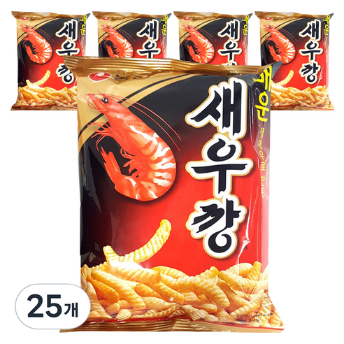 새우깡 매운새우깡, 90g, 25개