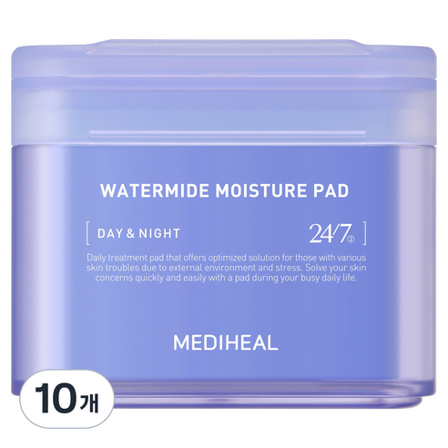 메디힐 워터마이드 속보습 패드 150ml, 100매입, 10개