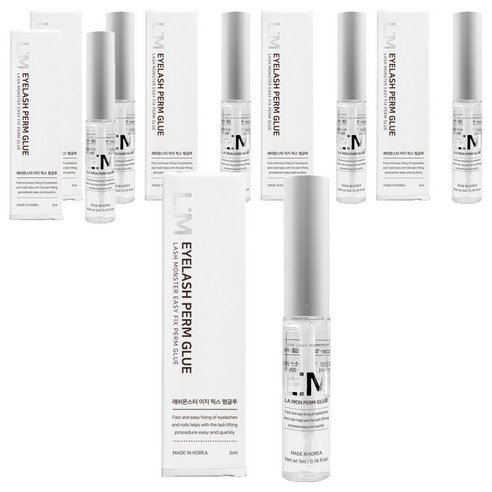 라몽 래쉬몬스터 이지 픽스 속눈썹펌 글루 5ml, 6개