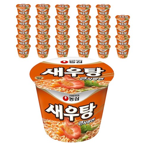 새우탕 큰사발면 115g, 30개