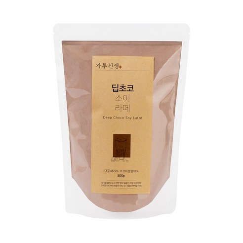 가루선생 딥초코 소이 라떼, 300g, 1개