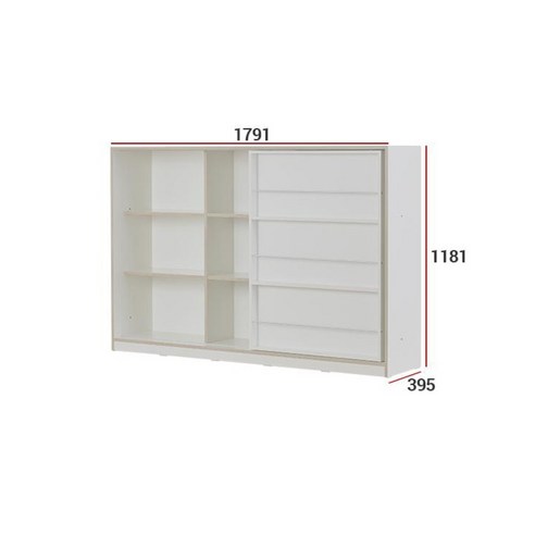 핑크빛 꿈을 담은 슬라이딩 책장으로 아이 방을 특별하게!