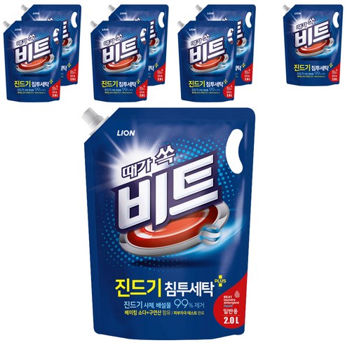 비트 액상세제 일반용 리필, 2L, 20개