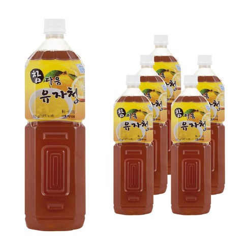 파낙스 참다음 유자청, 1.5L, 6개