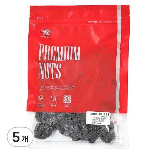 다다모마켓 건자두, 500g, 5개