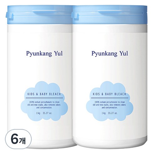 편강율 키즈 앤 베이비 표백제, 1kg, 6개