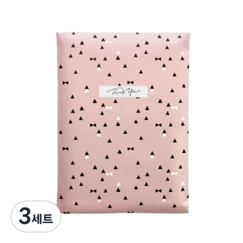 기프트백 20p + 스티커 20p 세트, 세모의 꿈, 3세트