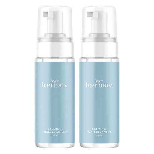어네이브 유아용 바디워시 약산 카밍 폼 클렌저, 145ml, 2개