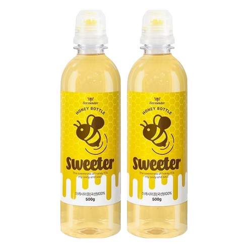 비마스터 스위터 아카시아꿀, 500g, 2개