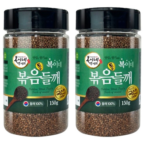 복이네먹거리 국산 볶음 통들깨, 150g, 2개