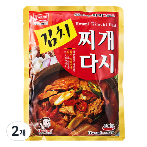 [화미] 찌개다시, 500g, 2개