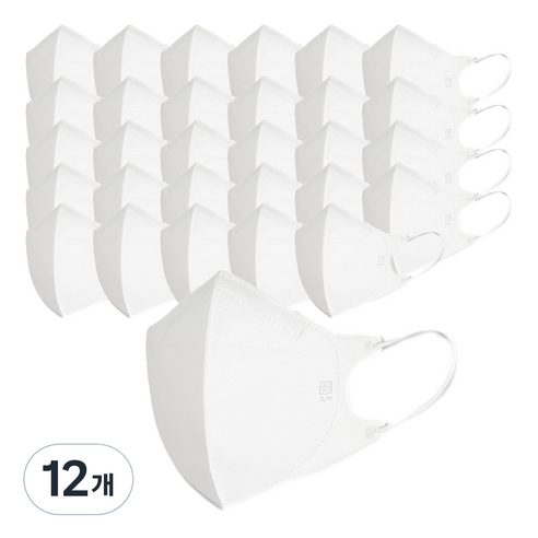 국대마스크 황사 미세먼지 마스크 2D 대형 KF94, 1개입, 60개, 흰색