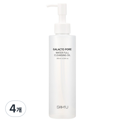 쌔뮤 갈락토 포어 워터 풀 클렌징 오일, 4개, 200ml