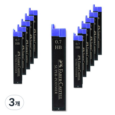 파버카스텔 슈퍼폴리머 샤프심 HB 120700, 0.7mm, 36개