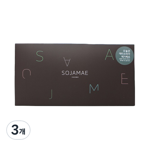 소자매커피 오늘은 에티오피아 예가체프 콜드브루 원두커피믹스 30ml, 30개입, 3개