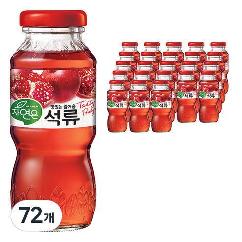 자연은석류 180㎖*12병*4세트, 180ml, 48개