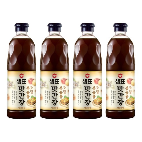 샘표 조림볶음용 맛간장, 860ml, 4개