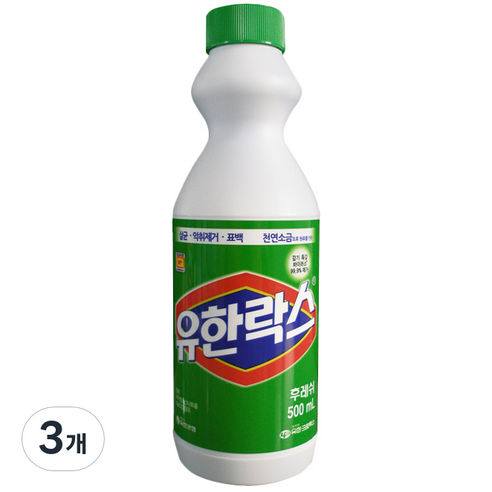 유한락스 후레쉬, 500ml, 3개