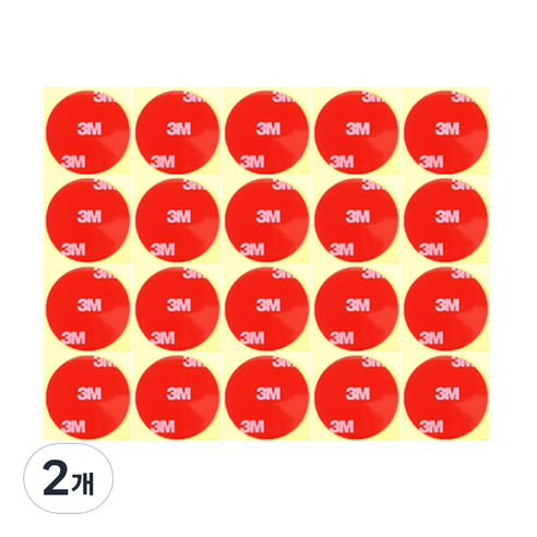 쓰리엠 아크릴 폼 양면테이프 20p, 2개