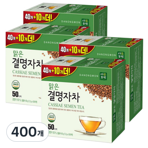 다농원 맑은결명자차, 1.2g, 400개