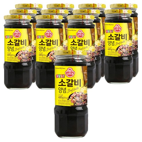 오뚜기 소갈비양념, 480g, 12개