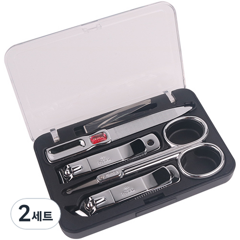 ROYAL 컴팩트 손톱깎이 세트 RKM-050, 2세트, 혼합색상