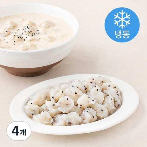 조이풀메이드 흑임자 감자 옹심이 (냉동), 500g, 4개