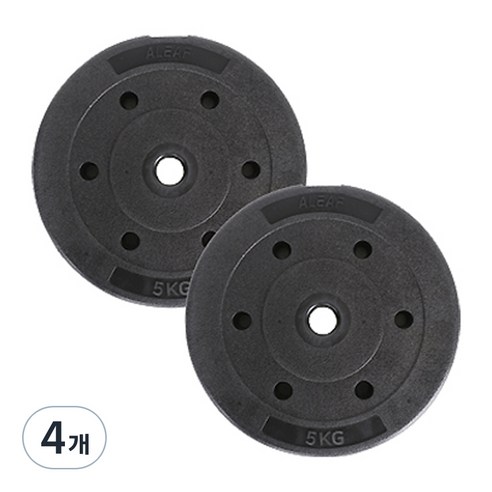 아리프 플렉스 바벨 원판, 5kg, 4개