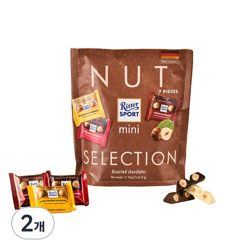 리터 미니 너트셀렉션 파우치 7P, 116g, 2개