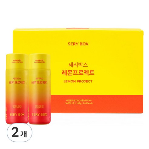 세리박스 레몬프로젝트 음료 10p, 1.1kg, 2개