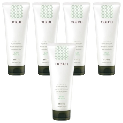코리아나 세니떼 녹두 스마트 필링 젤, 120ml, 5개